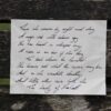 Handwritten poem on identity and strength, reflecting themes of resilience and healing.